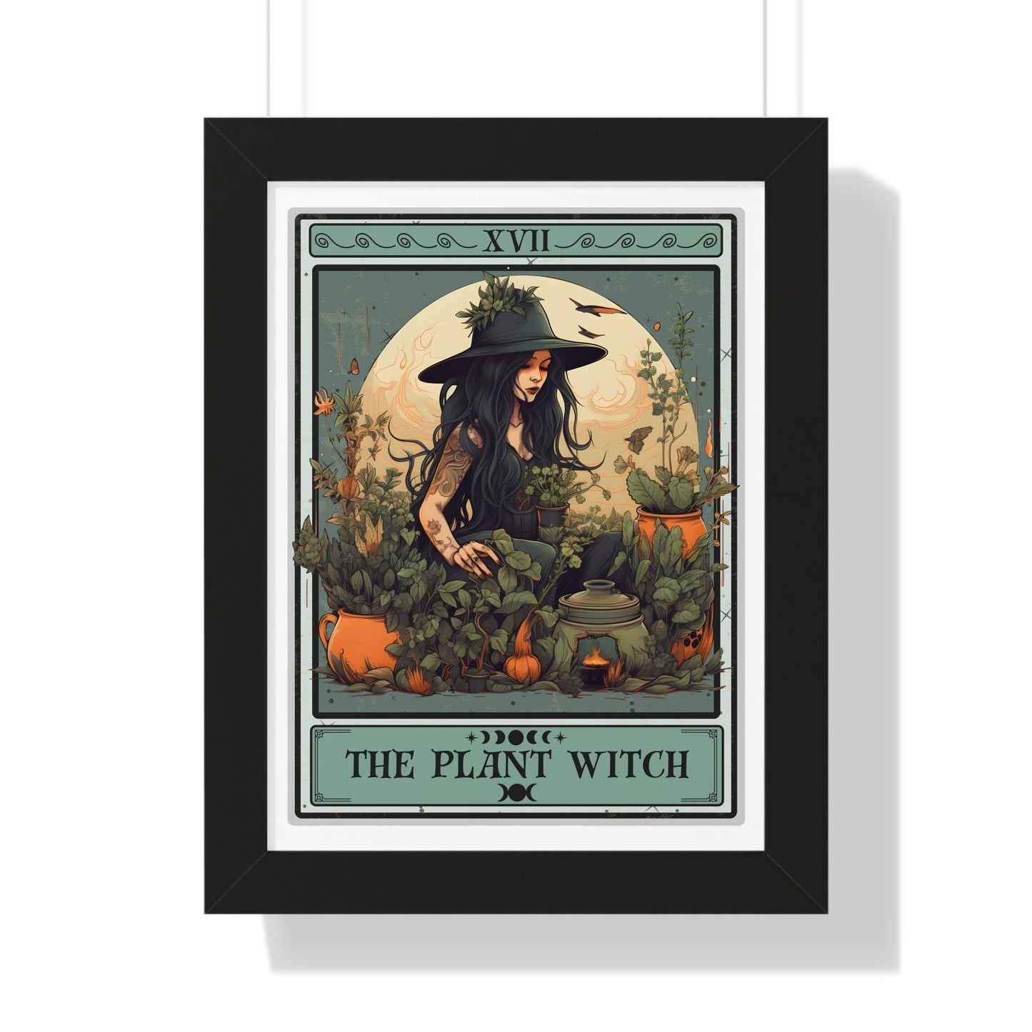 The Plant Witch Tarot Card Print Wall Art