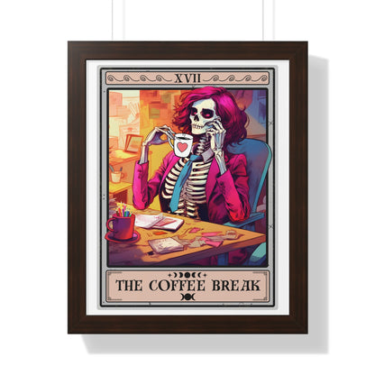 Coffee Break Tarot Framed Print