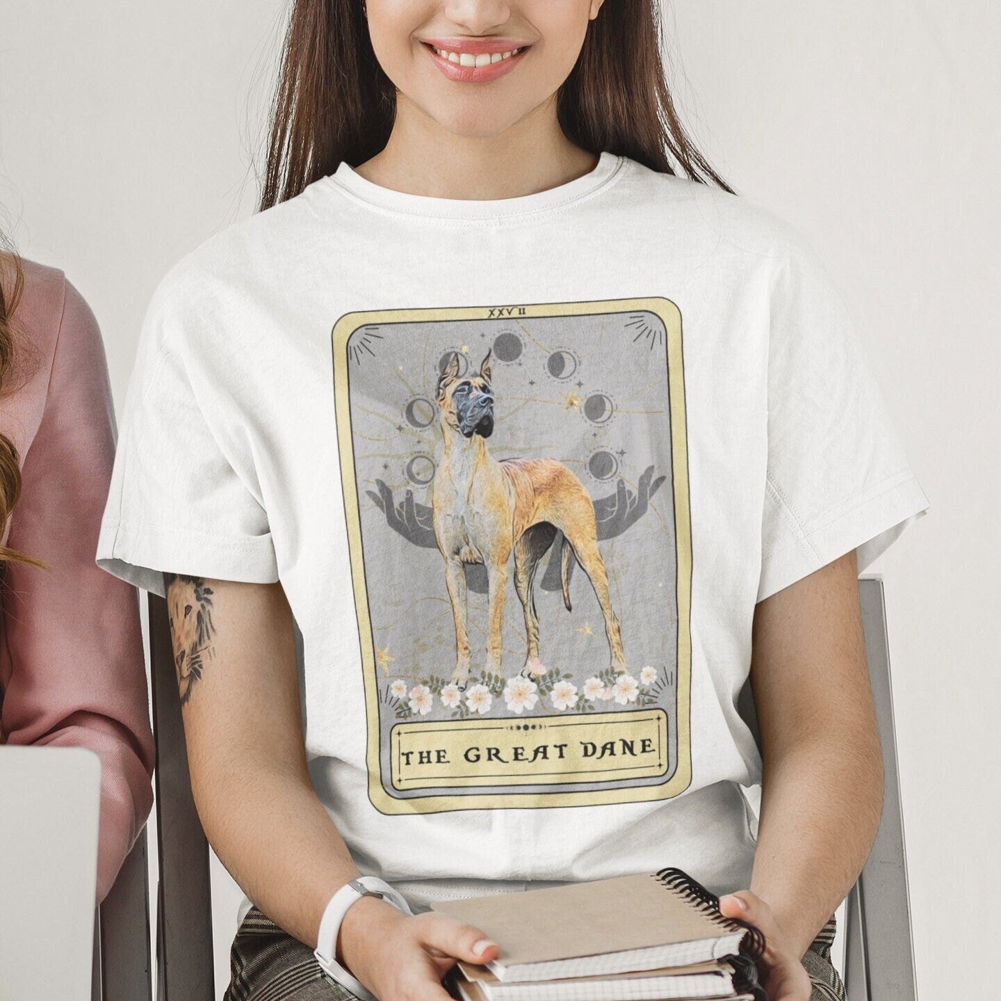 The Great Dane Dog Tarot Card Shirt