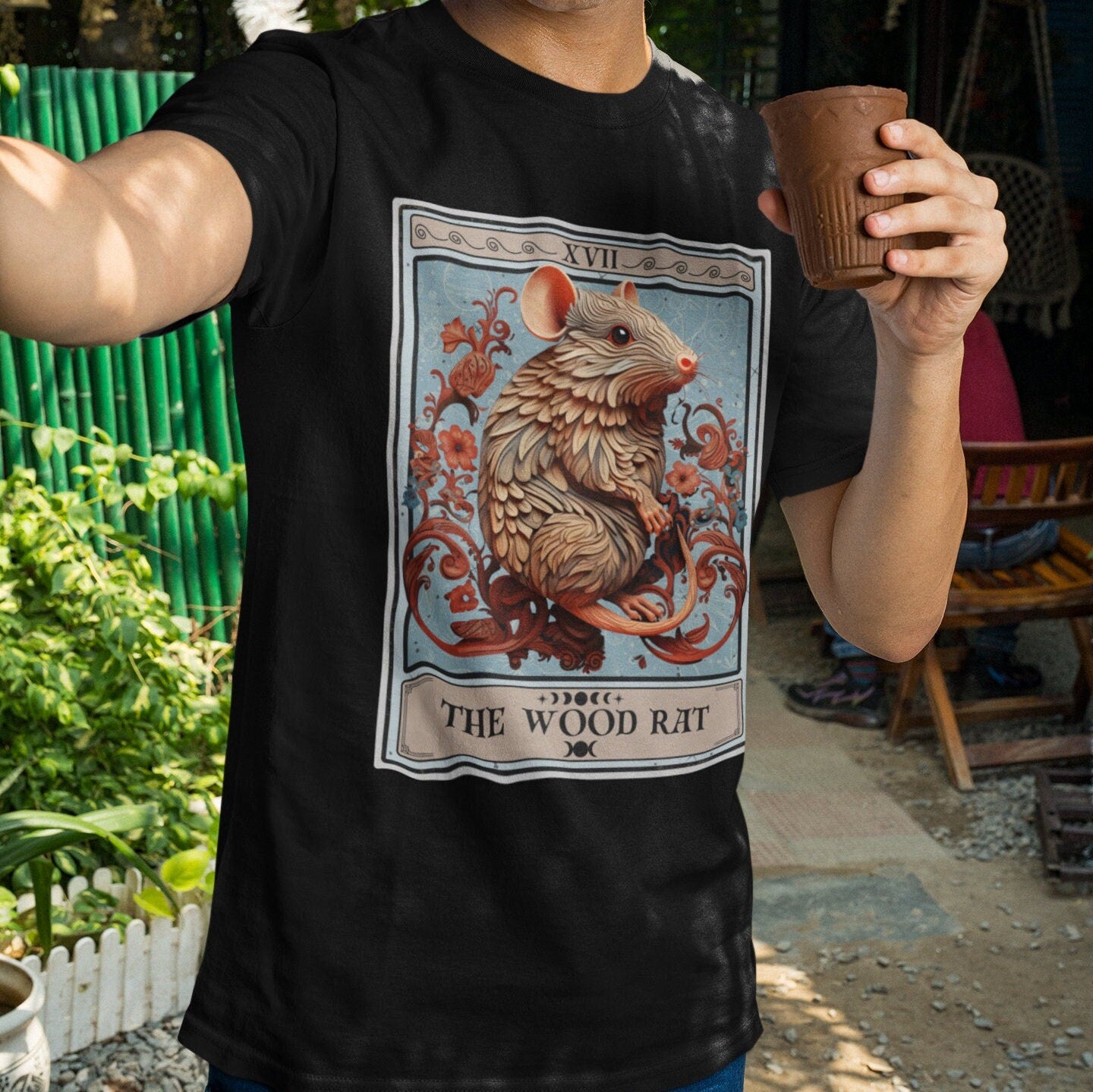 The Wood Rat Tarot Card Shirt, Rat Chinese Zodiac