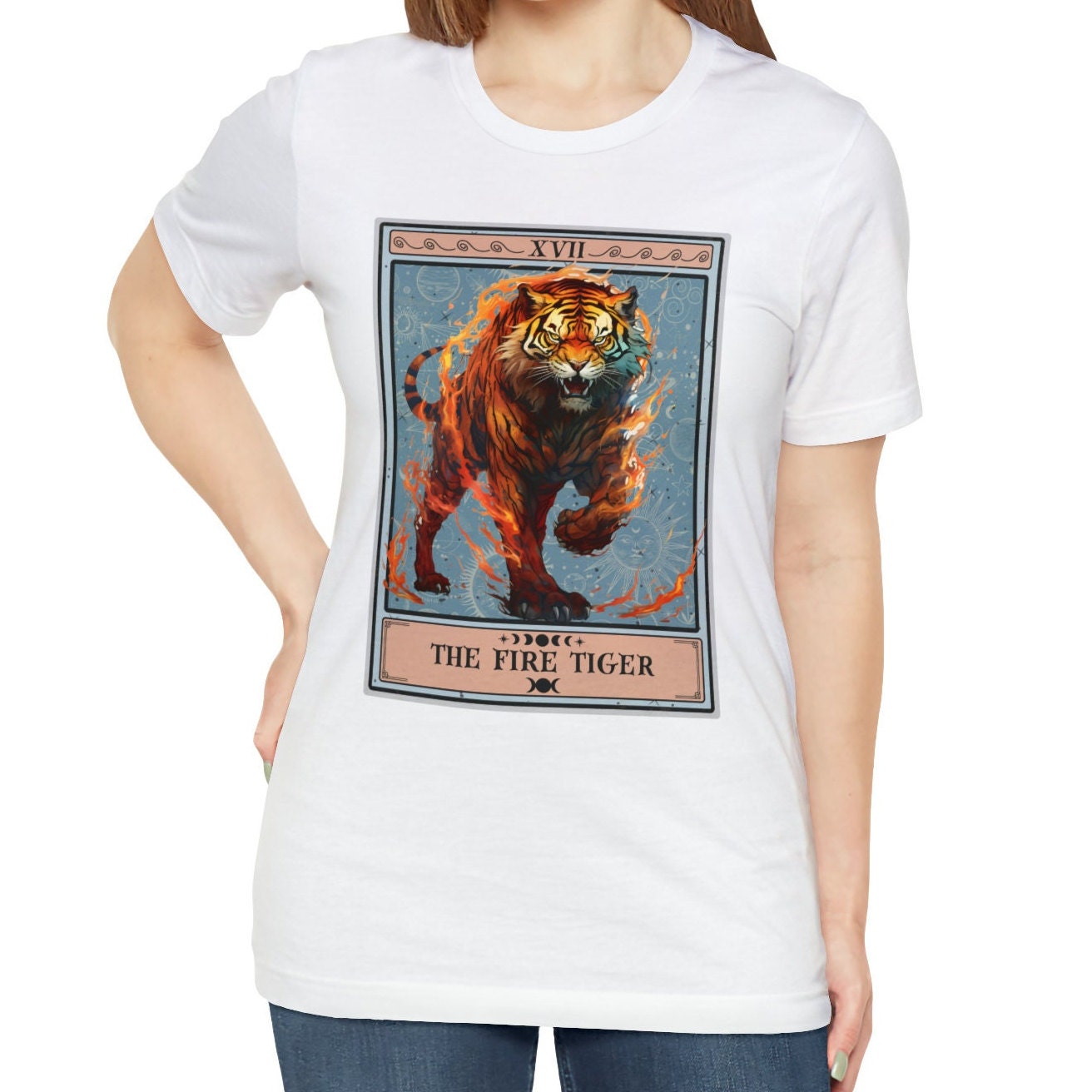 The Fire Tiger Tarot Card Shirt