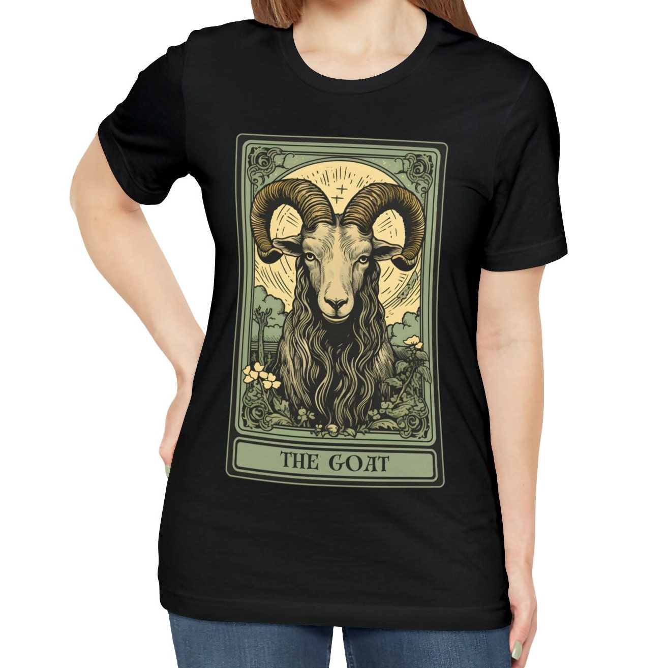 The Goat Tarot Card Shirt, Animal