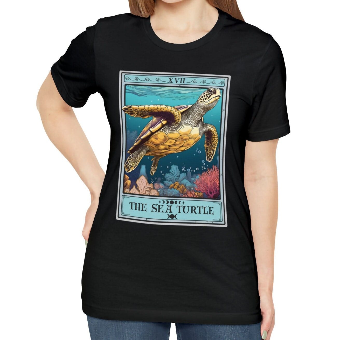 The Sea Turtle Tarot Card Shirt, Ocean Lover