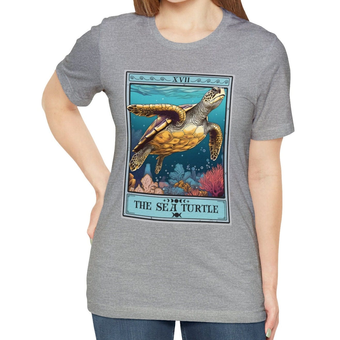 The Sea Turtle Tarot Card Shirt, Ocean Lover