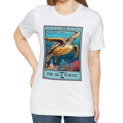 The Sea Turtle Tarot Card Shirt, Ocean Lover