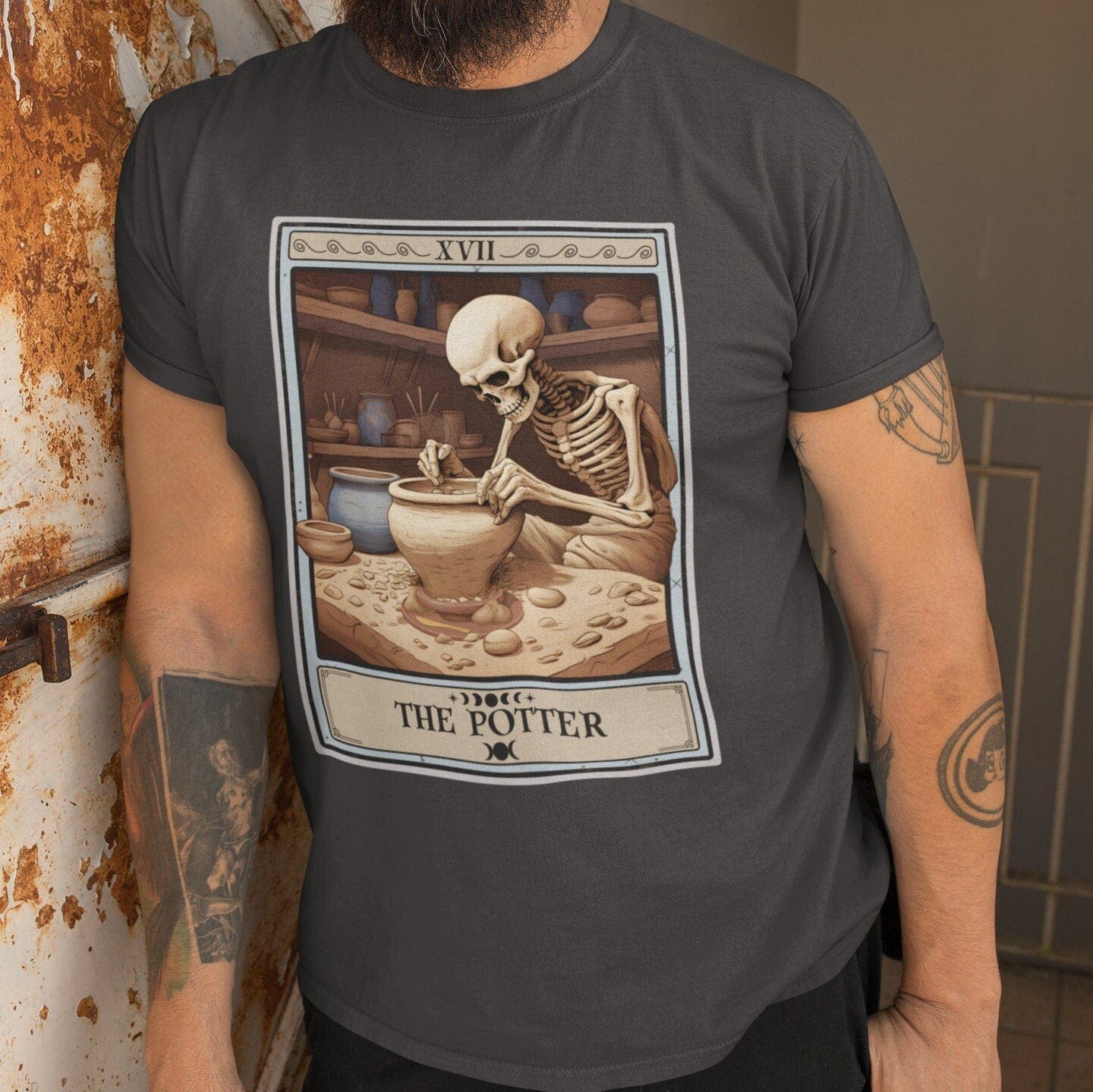 The Potter Tarot Card Shirt, Pottery Lover