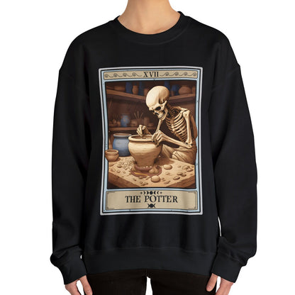 The Potter Tarot Card Sweatshirt, Pottery Lover