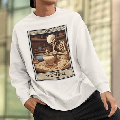 The Potter Tarot Card Sweatshirt, Pottery Lover