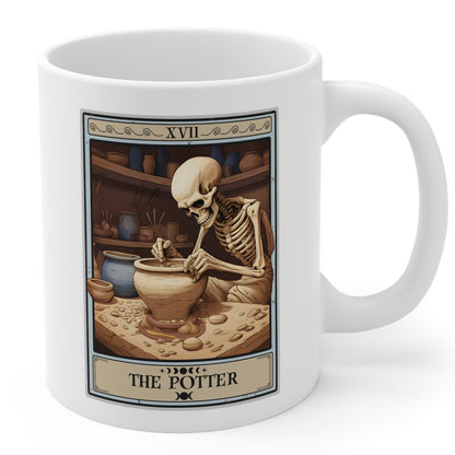 The Potter Tarot Card Mug, Pottery Lover