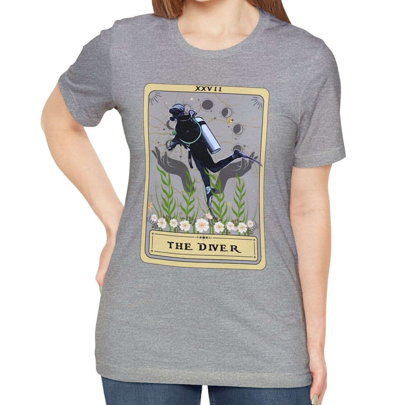 The Diver Tarot Card Shirt, Scuba Diving