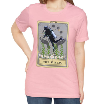 The Diver Tarot Card Shirt, Scuba Diving