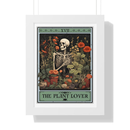 The Plant Lover Tarot Card Framed Print