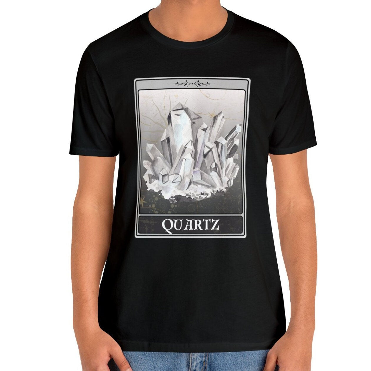 Quartz Card T-shirt, Crystals