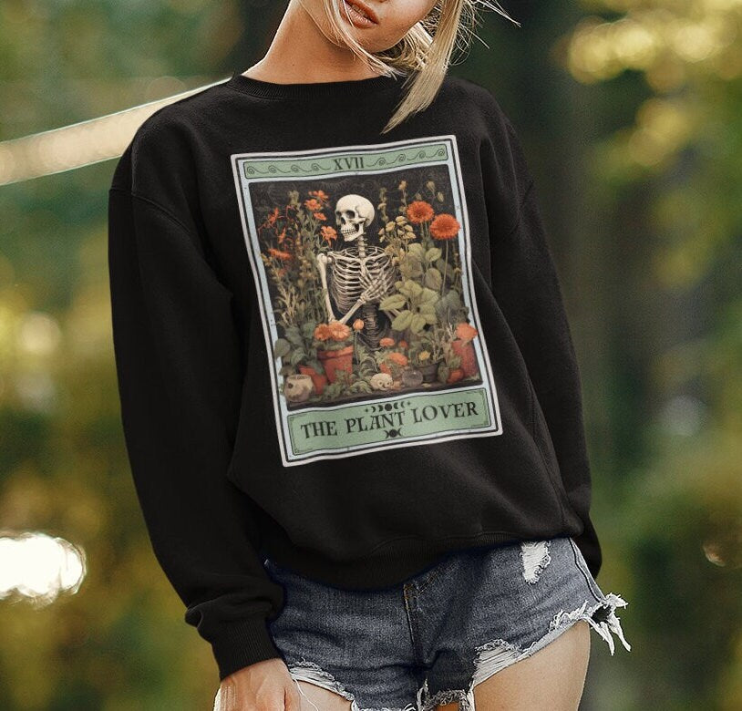 Plant Lover Tarot Card Sweatshirt