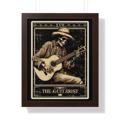 The Guitarist Tarot Card Framed Print