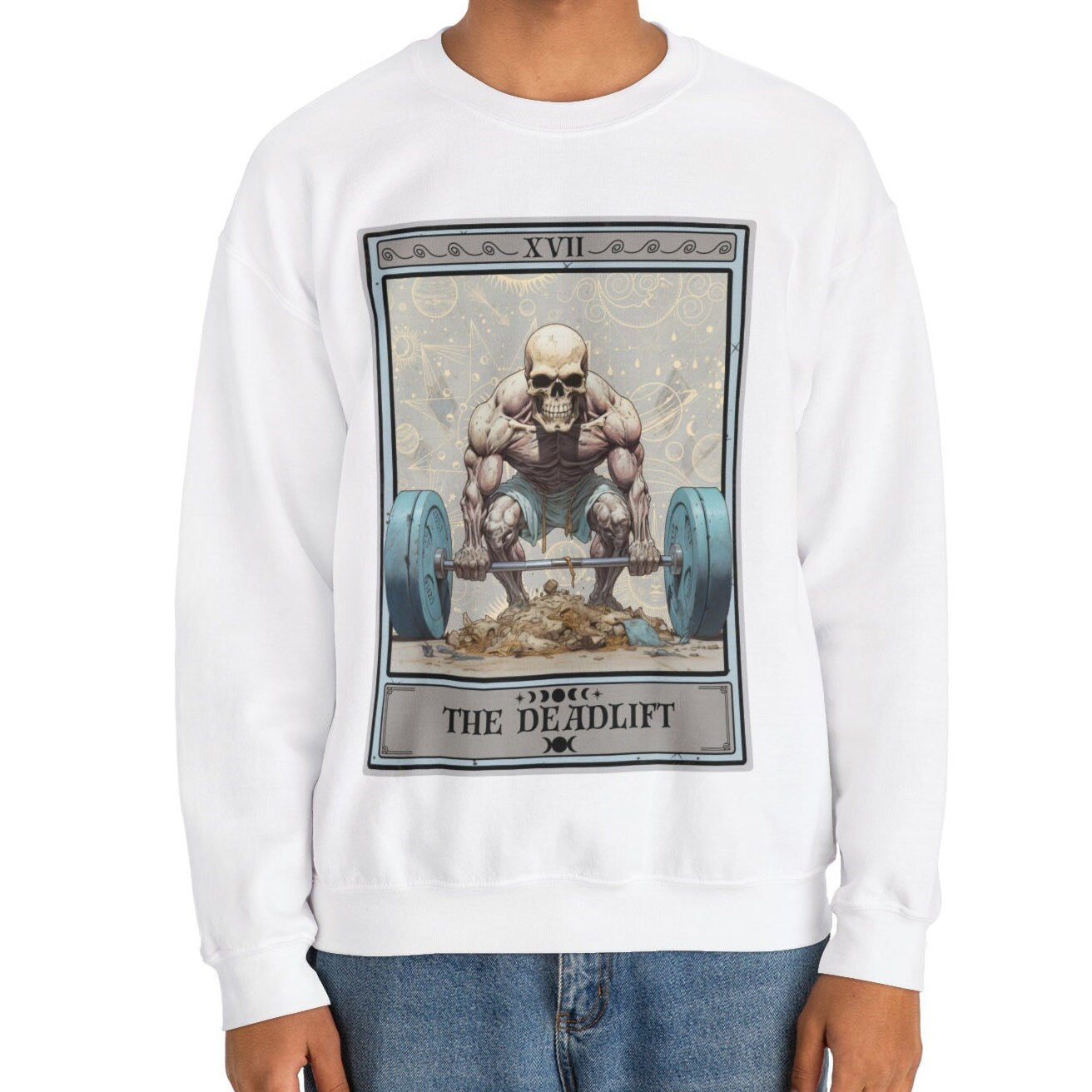 The Deadlift Tarot Card Sweatshirt