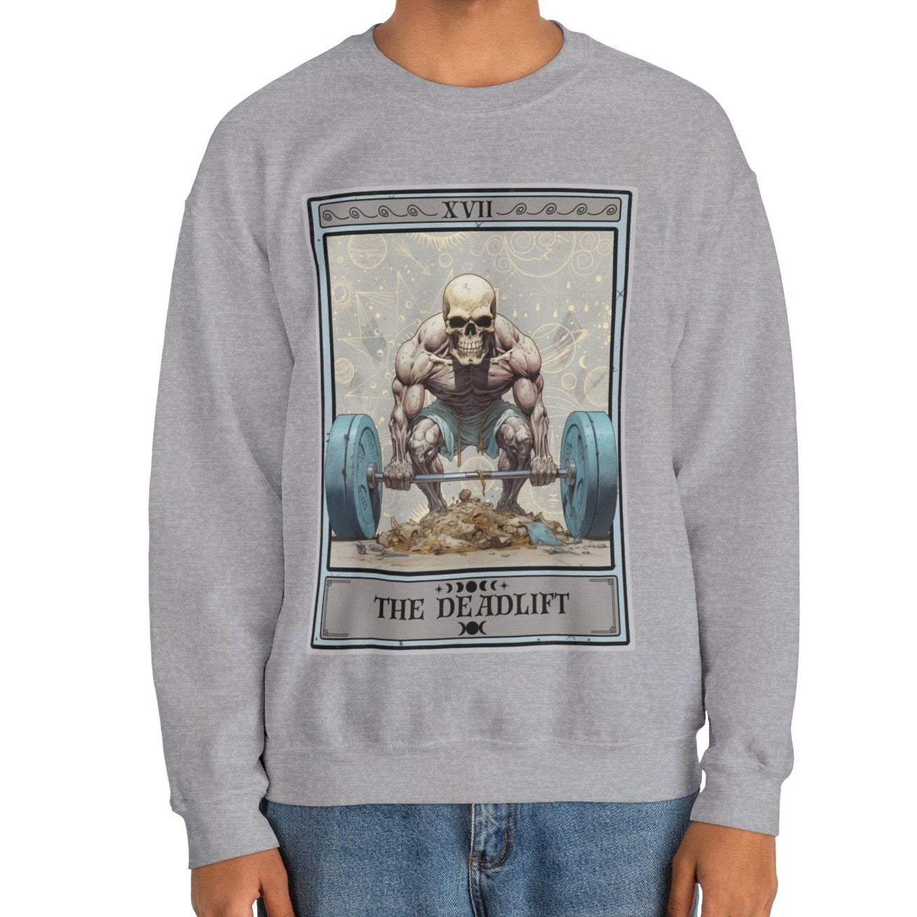 The Deadlift Tarot Card Sweatshirt