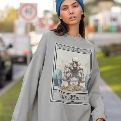 The Deadlift Tarot Card Sweatshirt