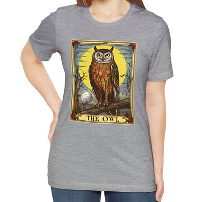 The Owl Tarot Card Shirt, Bird Lover