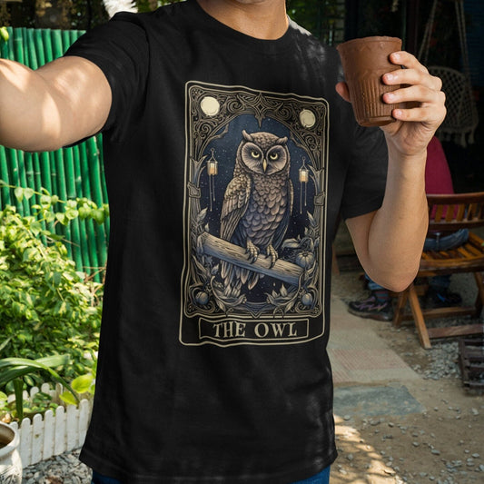The Owl Tarot Card Shirt