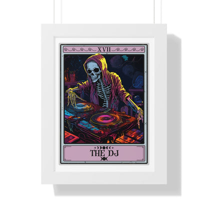 The DJ Tarot Card Framed Print