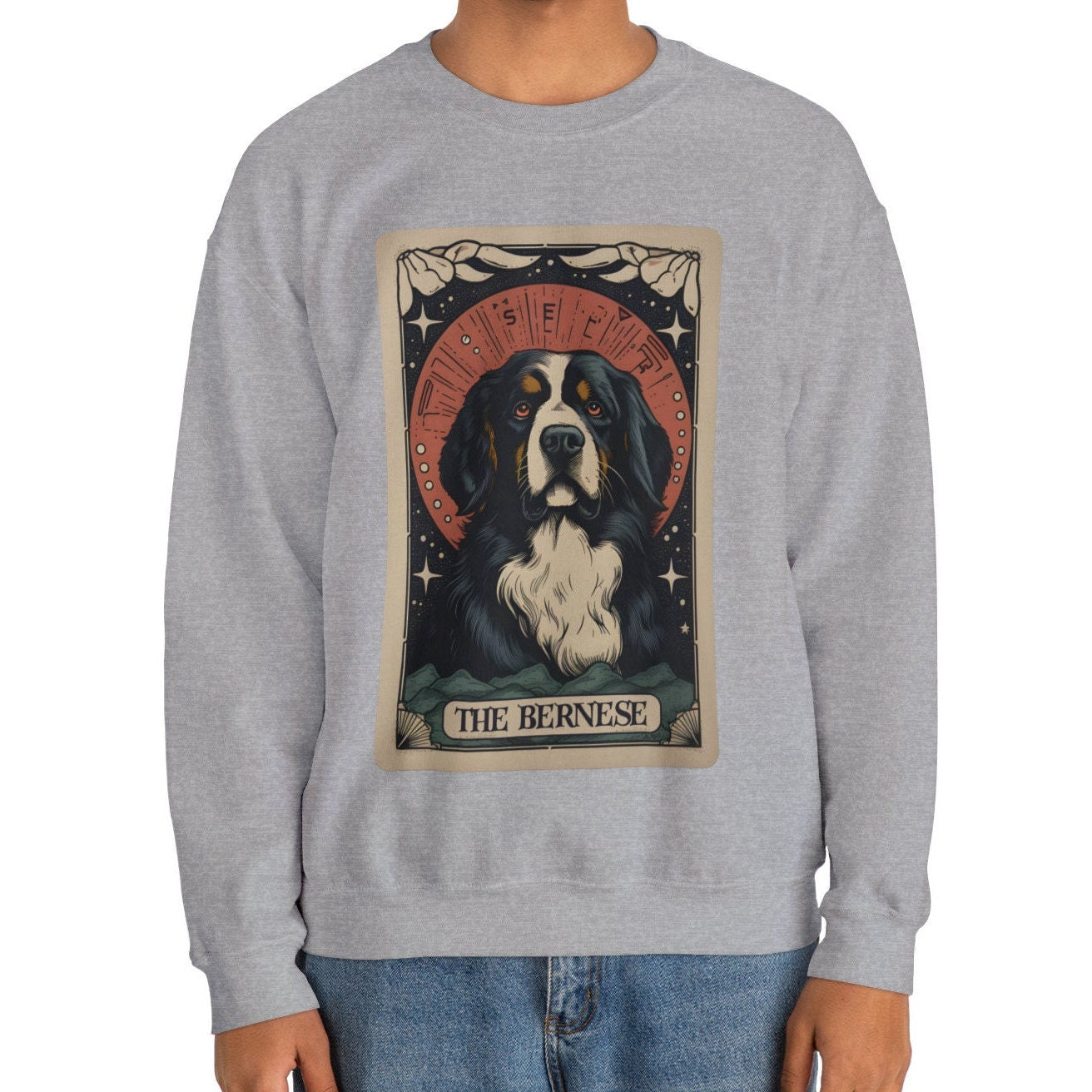 The Bernese Tarot Card Sweatshirt