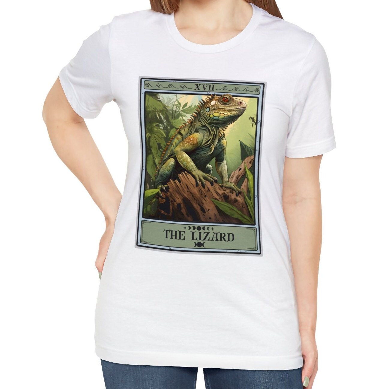 The Lizard Tarot Card Shirt, Reptile Animal Lover