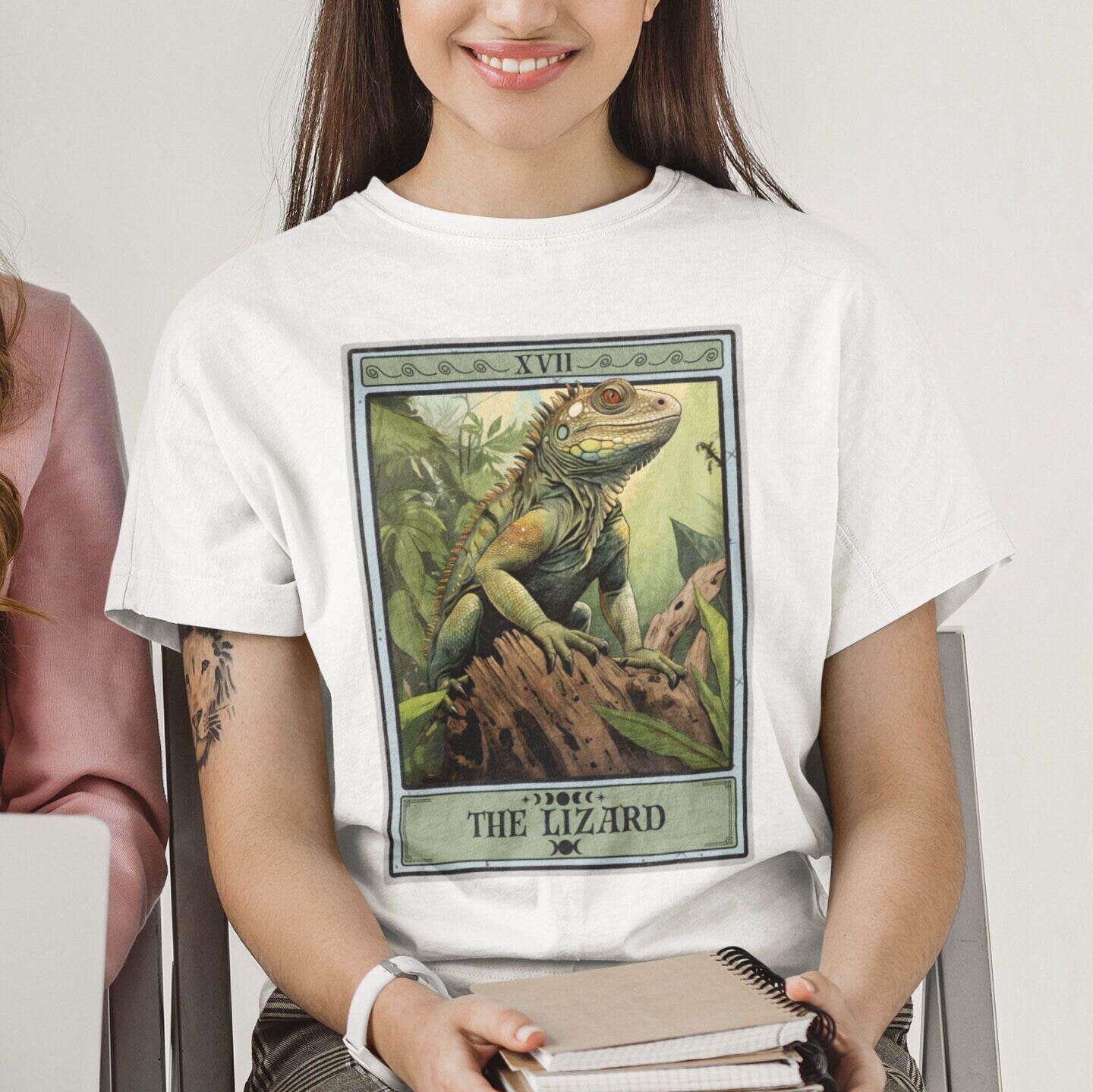 The Lizard Tarot Card Shirt, Reptile Animal Lover