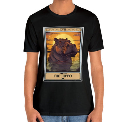 The Hippo Tarot Card Shirt, Hippopotamus Animal