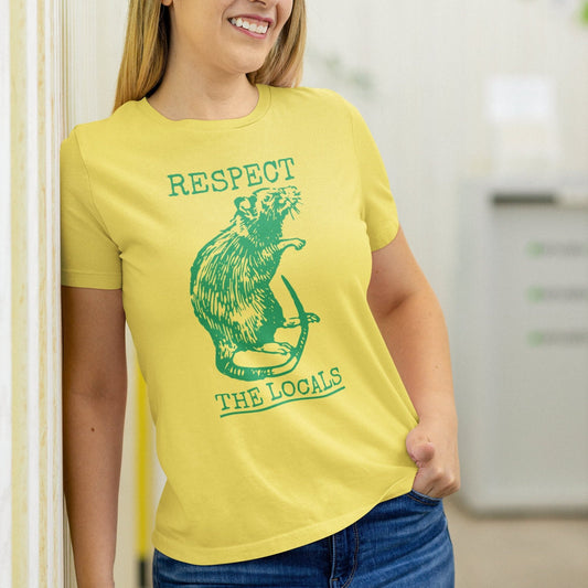 Respect The Locals Rat Shirt