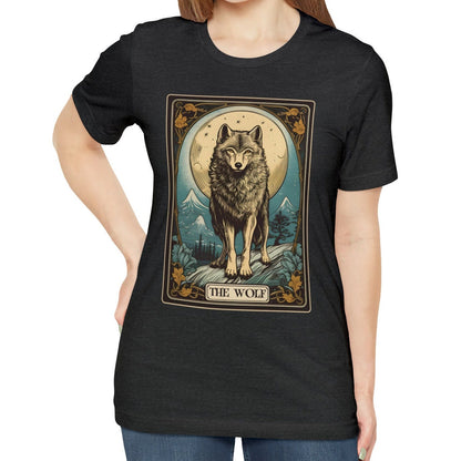 The Wolf Tarot Card T-Shirt