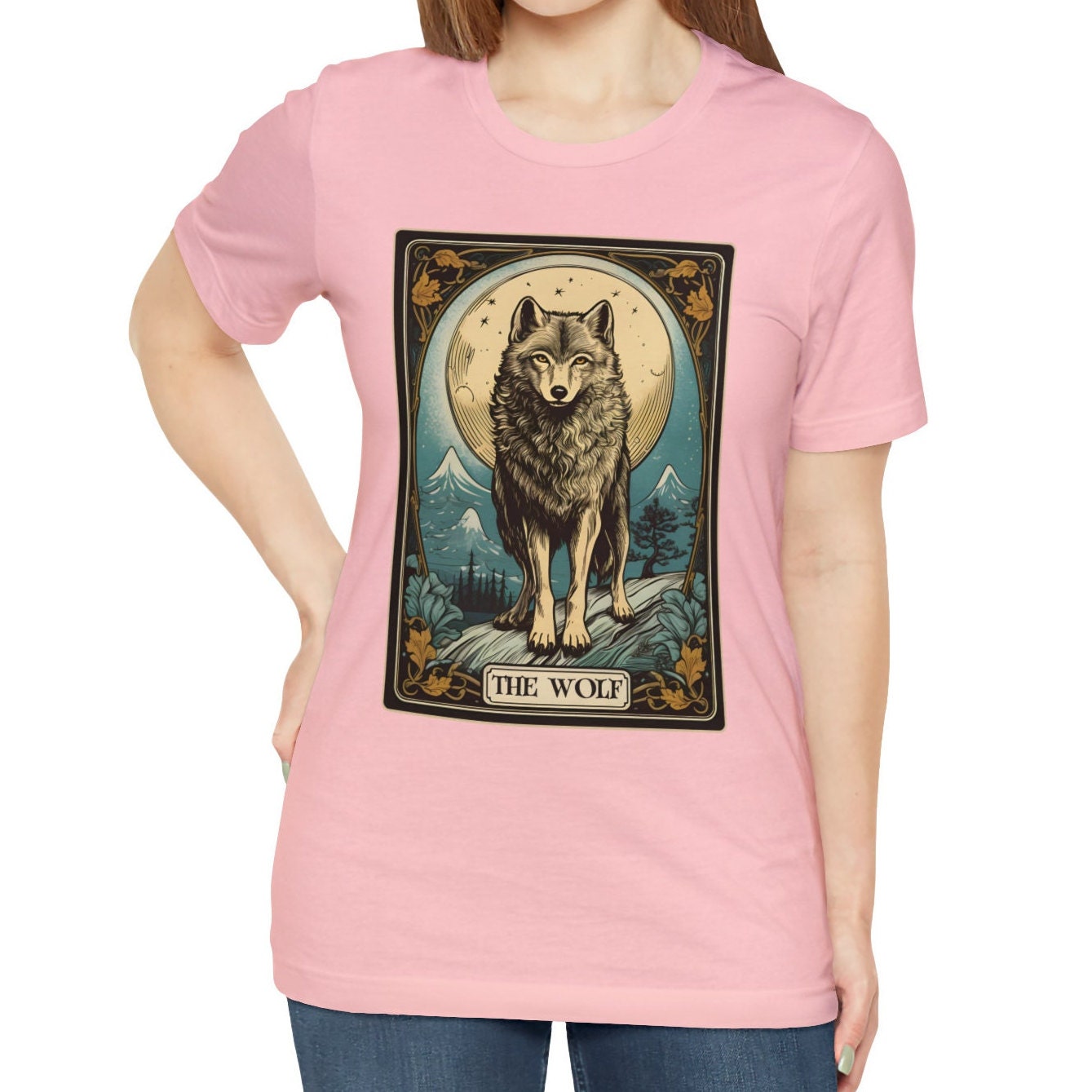 The Wolf Tarot Card T-Shirt