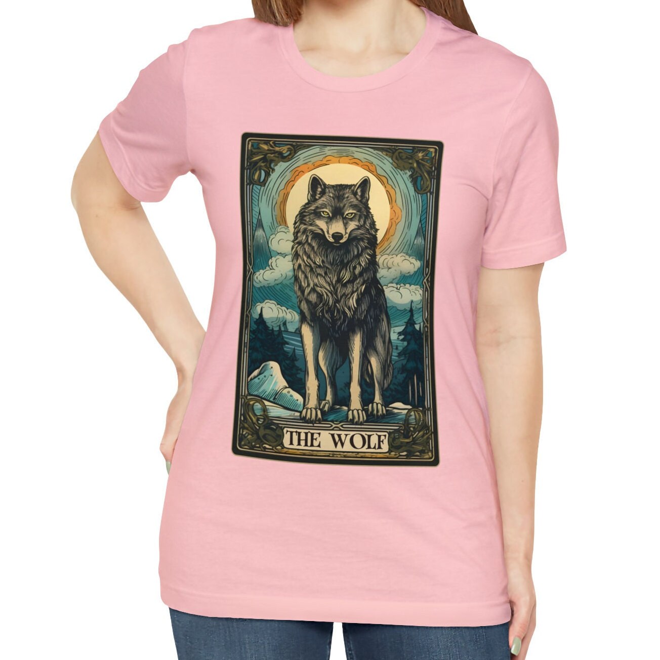 The Wolf Tarot Card Shirt