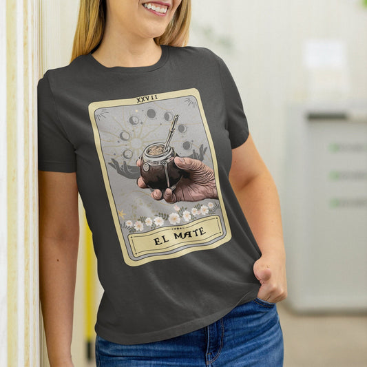 El Mate Tarot Card Shirt, Yerba Mate Lover
