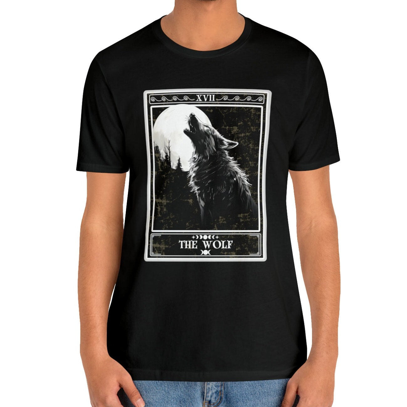 The Wolf Tarot Card Shirt