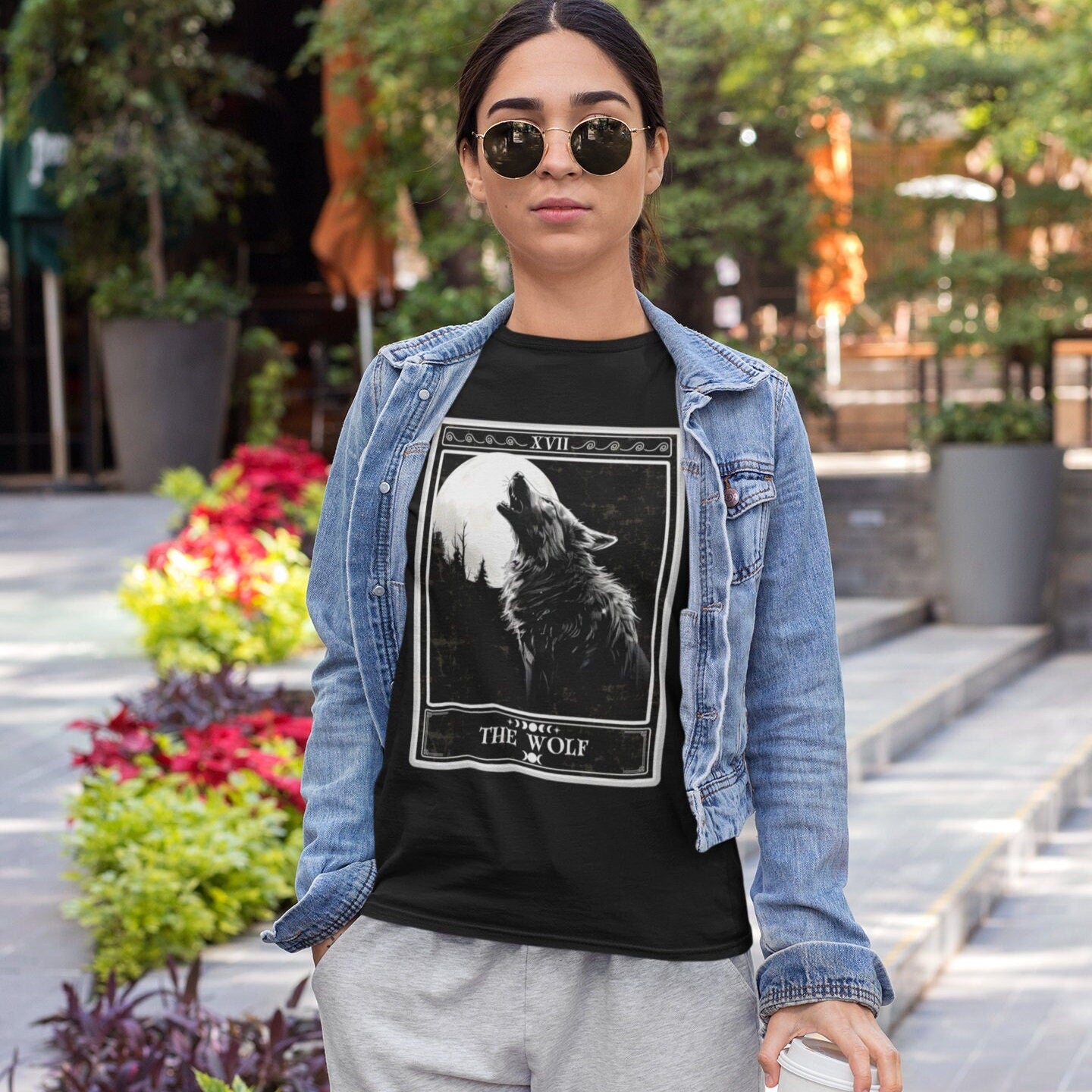 The Wolf Tarot Card Shirt