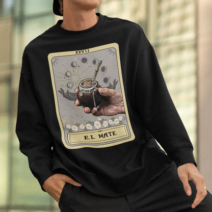 El Mate Tarot Card Sweatshirt, Yerba Mate Lover