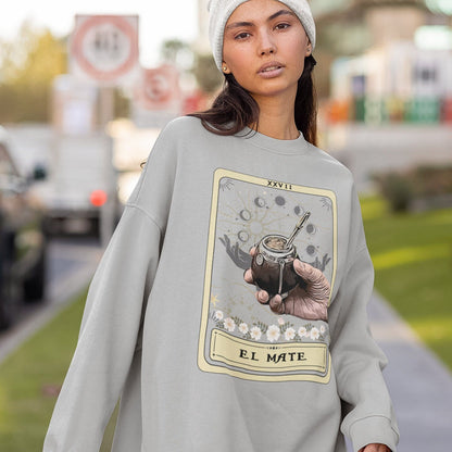 El Mate Tarot Card Sweatshirt, Yerba Mate Lover