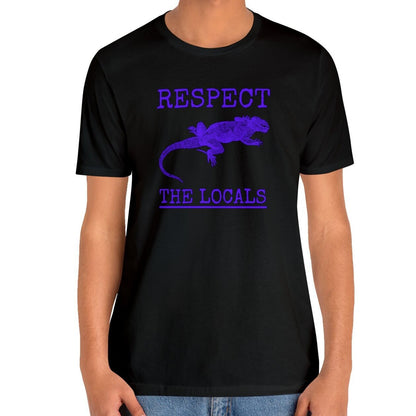 Respect The Locals Reptile Shirt, Lizard Animal Lover