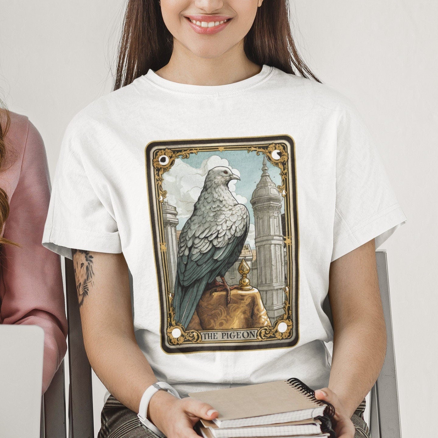 The Pigeon Tarot Card Shirt, Bird Lover