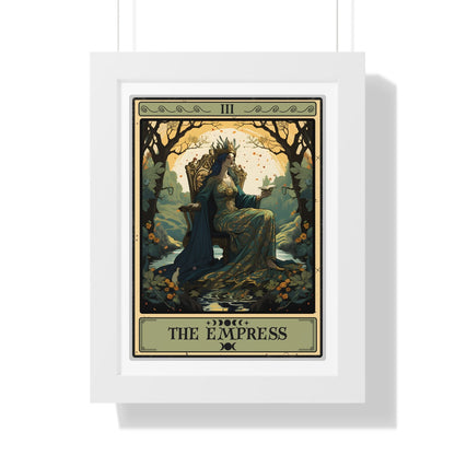 The Empress Tarot Card Framed Print Wall Art