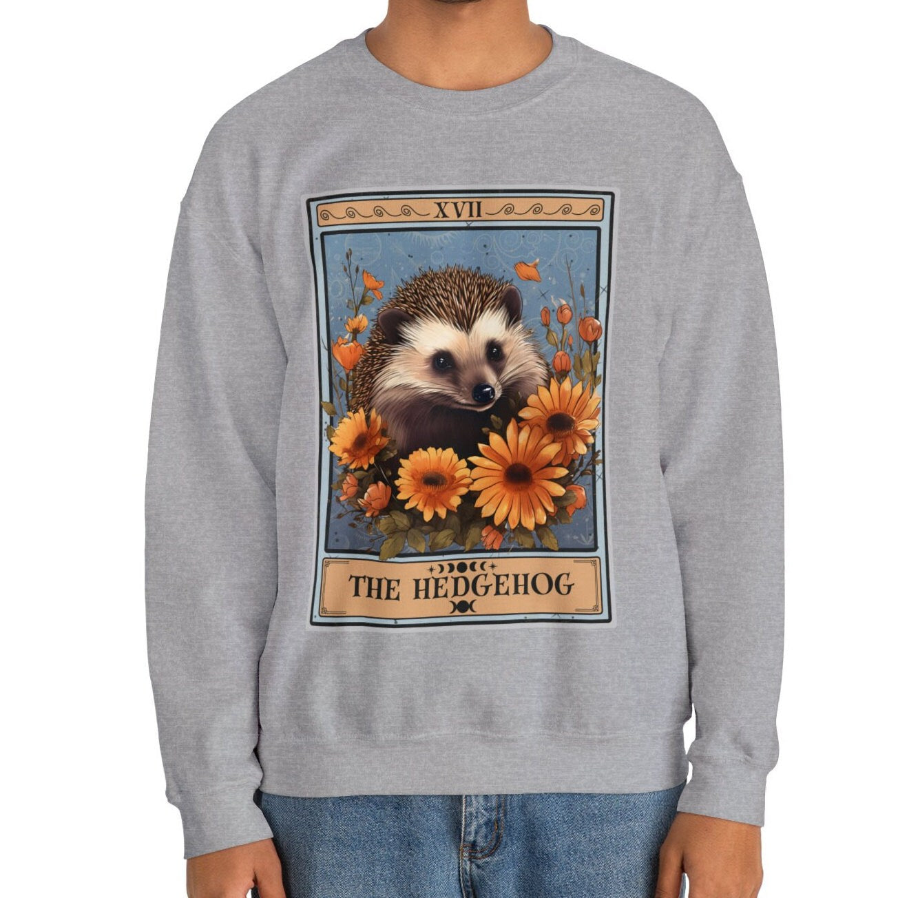 The Hedgehog Tarot Card Sweatshirt, Animal