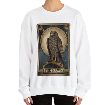 The Hawk Tarot Card Sweatshirt, Birds Of Prey