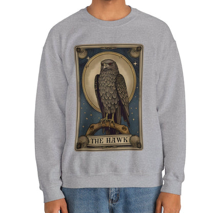 The Hawk Tarot Card Sweatshirt, Birds Of Prey