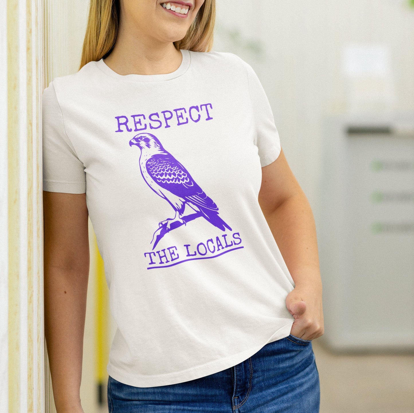 Respect The Locals Falcon Shirt Birds of Prey