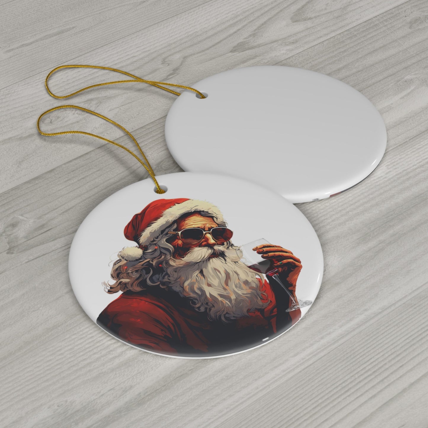 Wine Christmas Ornament