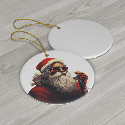 Wine Christmas Ornament