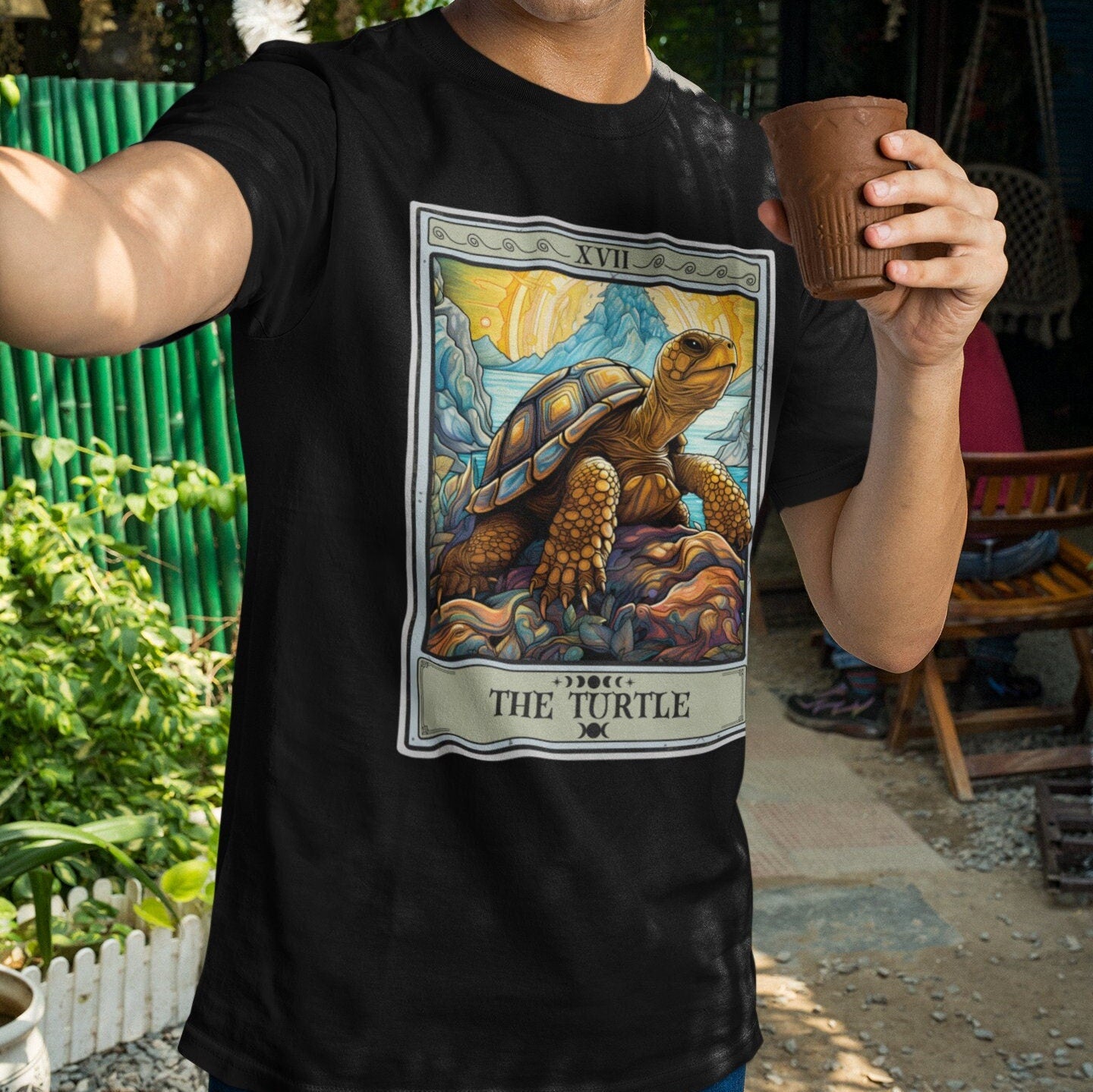 The Turtle Tarot Card Shirt