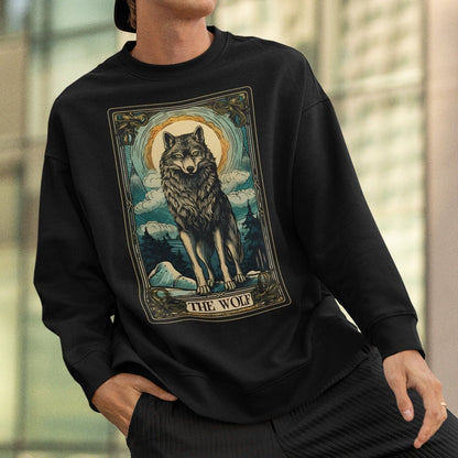 The Wolf Tarot Card Sweatshirt