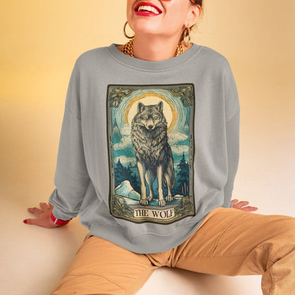 The Wolf Tarot Card Sweatshirt